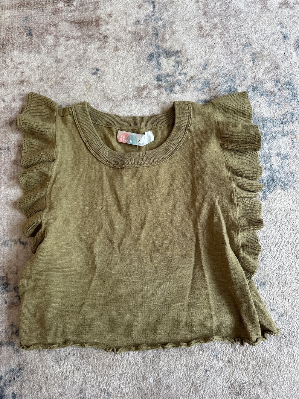 free people ruffle top